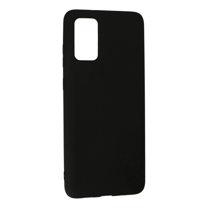 Mey İthalat®  Samsung Galaxy S20 Plus Kılıf Nano içi Kadife Silikon - Siyah