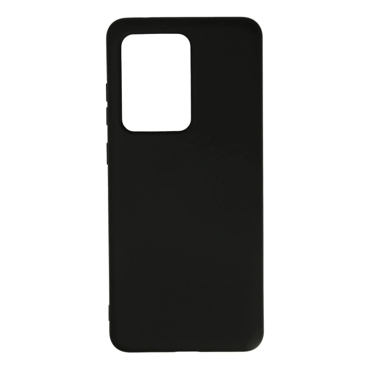 Mey İthalat®  Samsung Galaxy S20 Ultra Kılıf Nano içi Kadife Silikon - Siyah