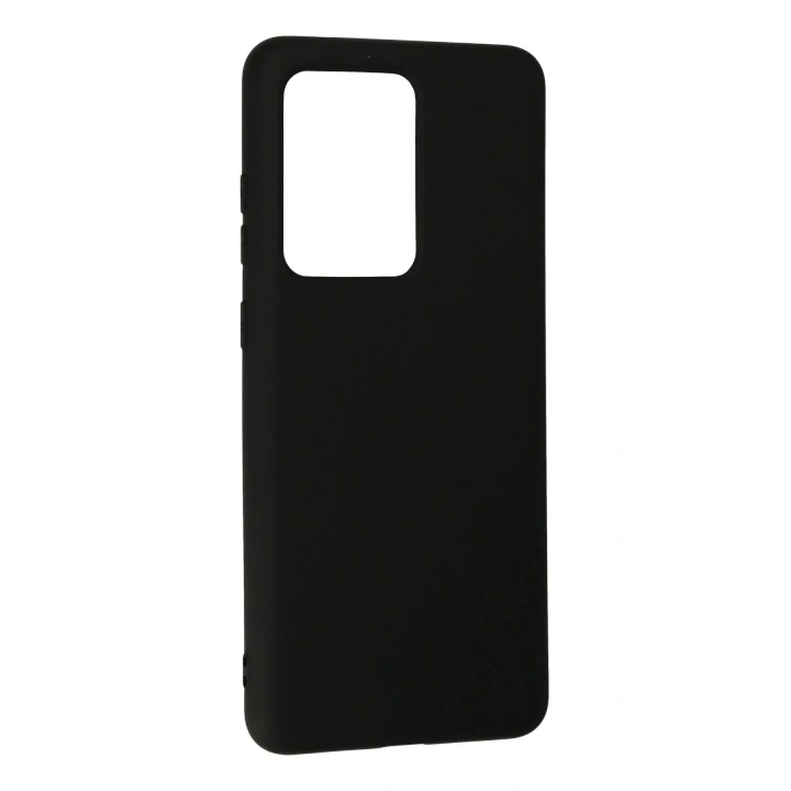 Mey İthalat®  Samsung Galaxy S20 Ultra Kılıf Nano içi Kadife Silikon - Siyah