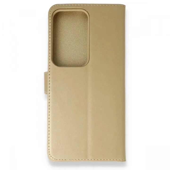 Mey İthalat®  Samsung Galaxy S20 Ultra Trend S Plus Kapaklı Kılıf - Gold