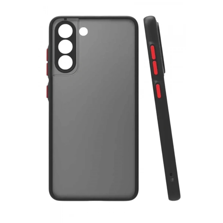 Mey İthalat®  Samsung Galaxy S21 FE Kılıf Montreal Silikon Kapak - Siyah