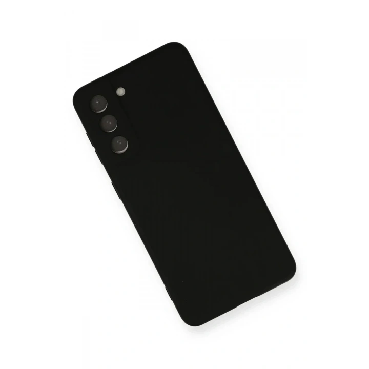 Mey İthalat®  Samsung Galaxy S21 FE Kılıf Nano içi Kadife Silikon - Siyah
