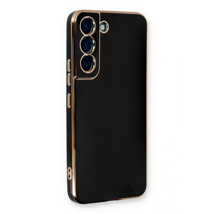Mey İthalat®  Samsung Galaxy S21 FE Kılıf Volet Silikon - Siyah