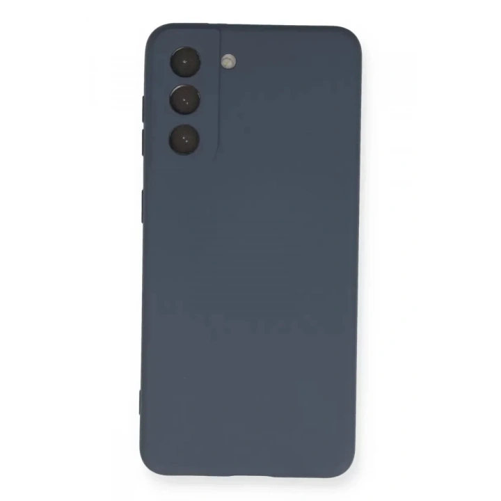 Mey İthalat®  Samsung Galaxy S21 Kılıf Nano içi Kadife Silikon - Gri