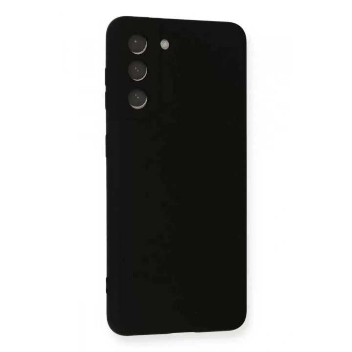 Mey İthalat®  Samsung Galaxy S21 Kılıf Nano içi Kadife Silikon - Siyah