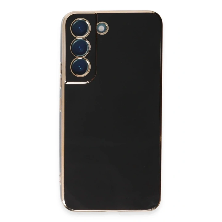 Mey İthalat®  Samsung Galaxy S21 Kılıf Volet Silikon - Siyah