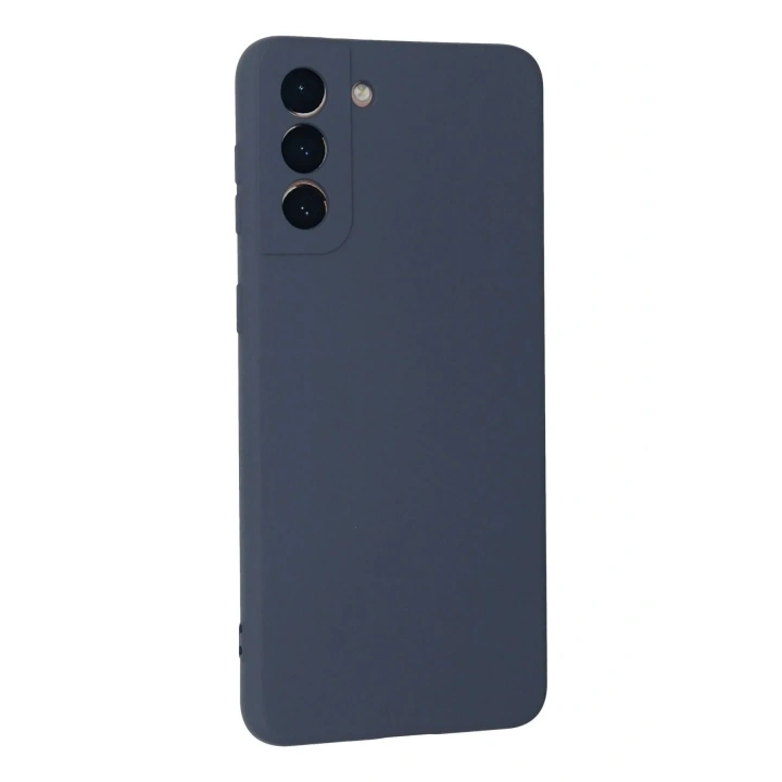 Mey İthalat®  Samsung Galaxy S21 Plus Kılıf Nano içi Kadife Silikon - Gri