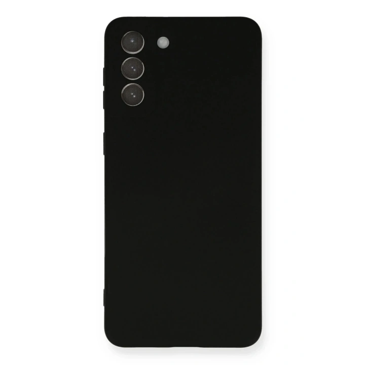 Mey İthalat®  Samsung Galaxy S21 Plus Kılıf Nano içi Kadife Silikon - Siyah