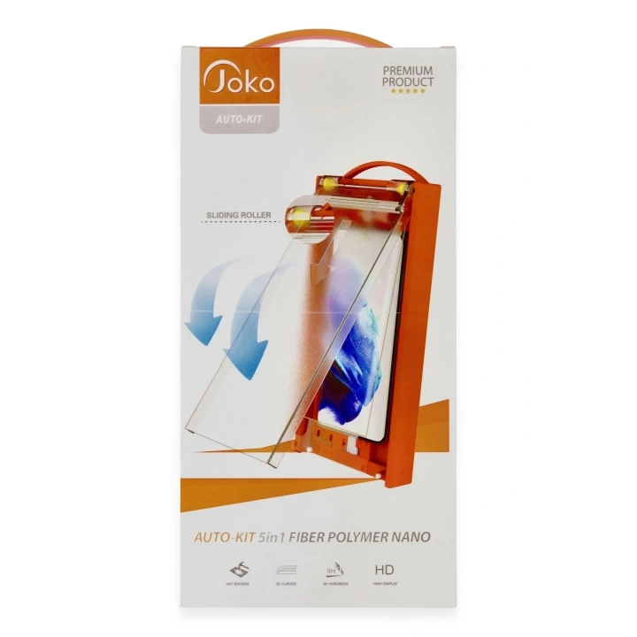 Mey İthalat®  Samsung Galaxy S22 AutoKit 5in1 Fiber Polymer Nano Ekran Koruyucu