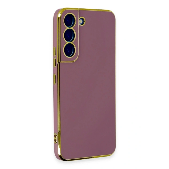 Mey İthalat®  Samsung Galaxy S22 Plus Kılıf Volet Silikon - Kırmızı
