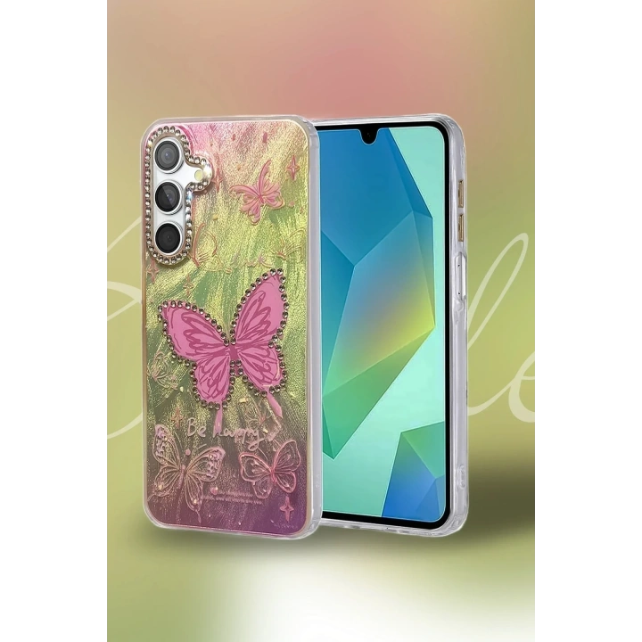 Mey İthalat®  Samsung Galaxy S23 FE Kılıf Blade Aynalı Desenli Kapak - Desen 3