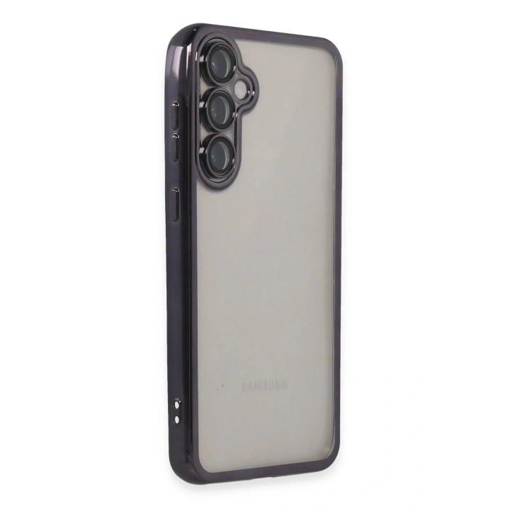 Mey İthalat®  Samsung Galaxy S23 FE Kılıf  Lensli Silikon - Mor