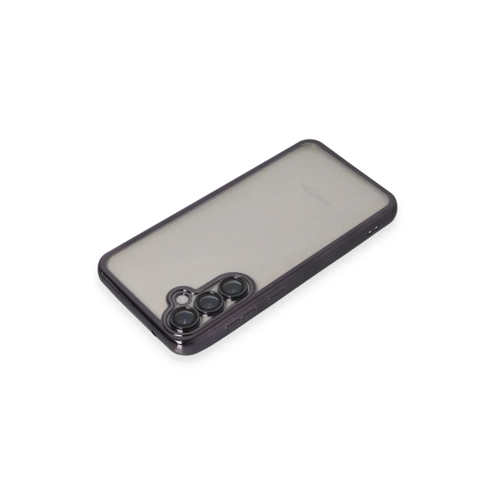 Mey İthalat®  Samsung Galaxy S23 FE Kılıf  Lensli Silikon - Mor