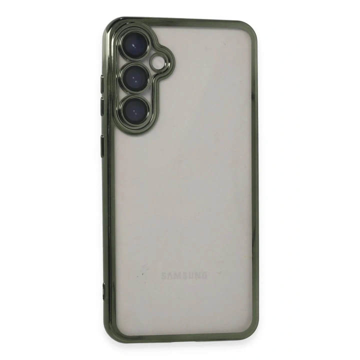 Mey İthalat®  Samsung Galaxy S23 FE Kılıf  Lensli Silikon - Yeşil