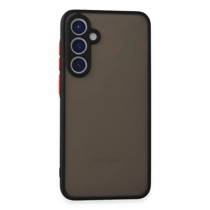 Mey İthalat®  Samsung Galaxy S23 FE Kılıf Montreal Silikon Kapak - Siyah