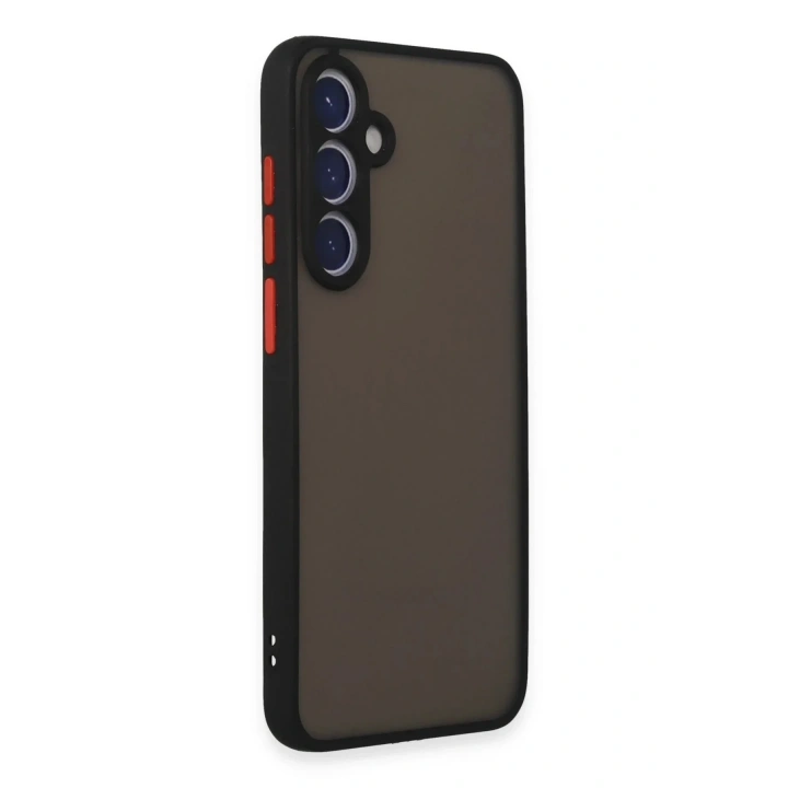 Mey İthalat®  Samsung Galaxy S23 FE Kılıf Montreal Silikon Kapak - Siyah