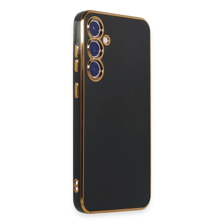 Mey İthalat®  Samsung Galaxy S23 FE Kılıf Volet Silikon - Siyah