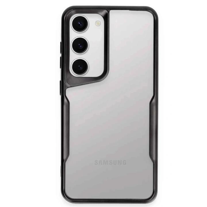 Mey İthalat®  Samsung Galaxy S23 Kılıf Boyi Silikon Kapak - Siyah