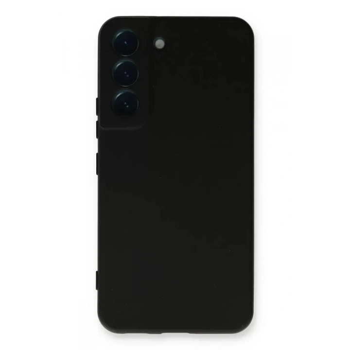 Mey İthalat®  Samsung Galaxy S23 Kılıf Nano içi Kadife Silikon - Siyah