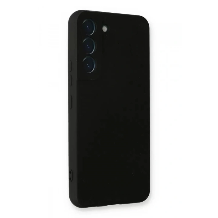 Mey İthalat®  Samsung Galaxy S23 Kılıf Nano içi Kadife Silikon - Siyah