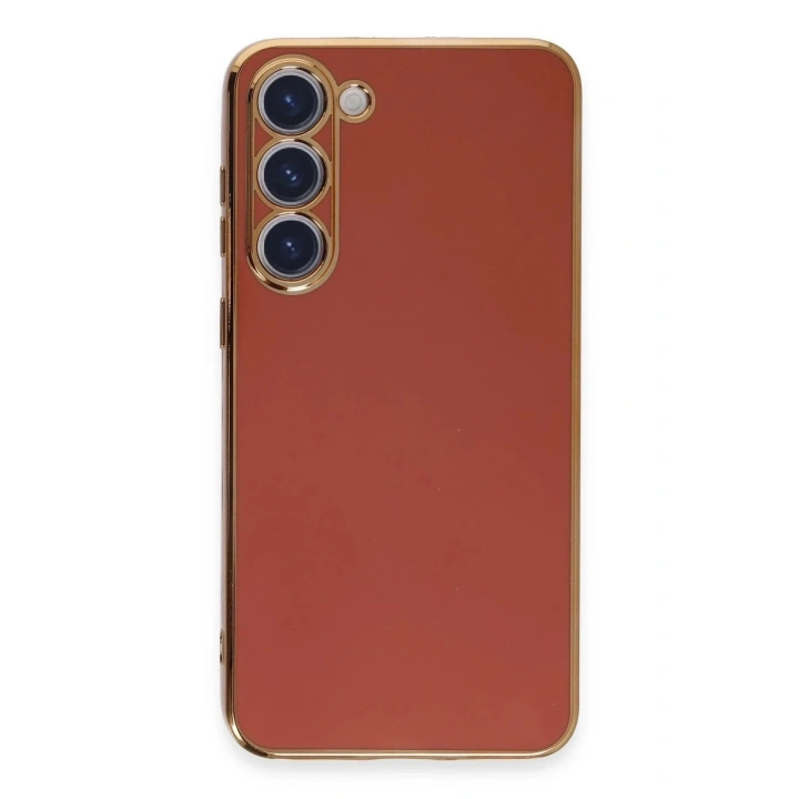 Mey İthalat®  Samsung Galaxy S23 Kılıf Volet Silikon - Kırmızı