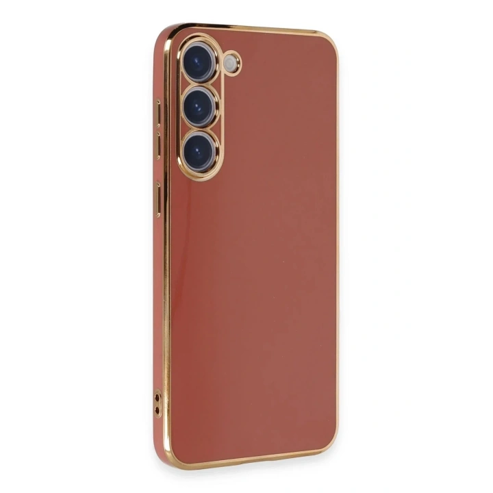 Mey İthalat®  Samsung Galaxy S23 Kılıf Volet Silikon - Kırmızı