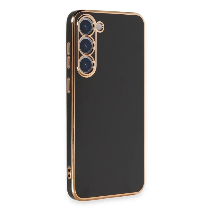 Mey İthalat®  Samsung Galaxy S23 Kılıf Volet Silikon - Siyah