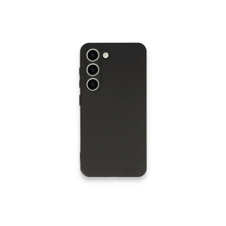 Mey İthalat®  Samsung Galaxy S23 Plus Kılıf First Silikon - Siyah