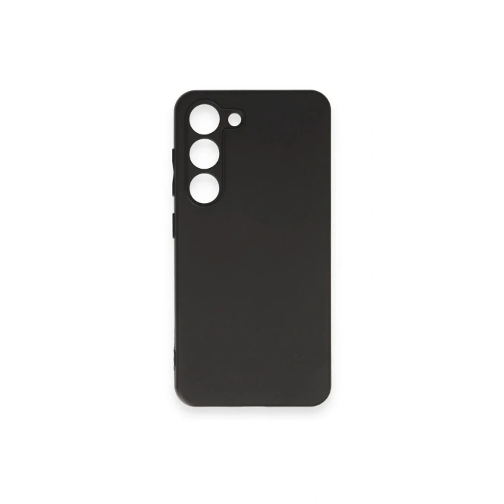 Mey İthalat®  Samsung Galaxy S23 Plus Kılıf First Silikon - Siyah