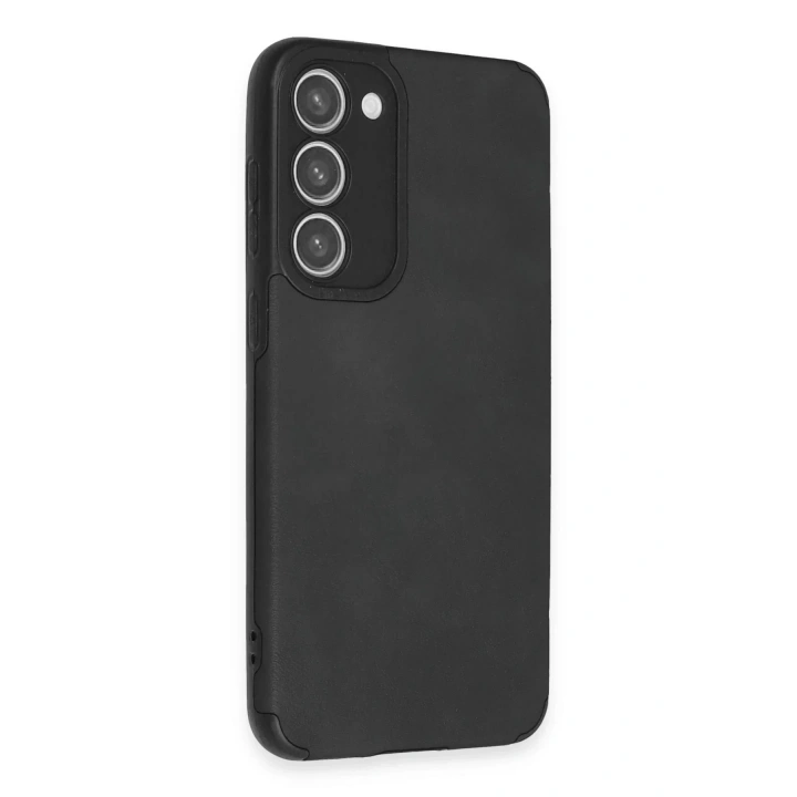Mey İthalat®  Samsung Galaxy S23 Plus Kılıf Loop Deri Silikon - Siyah