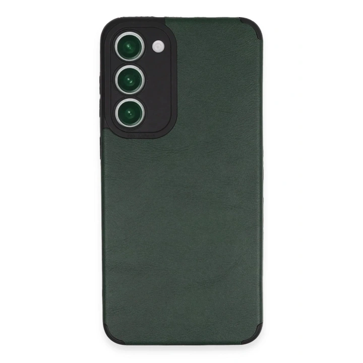 Mey İthalat®  Samsung Galaxy S23 Plus Kılıf Loop Deri Silikon - Yeşil