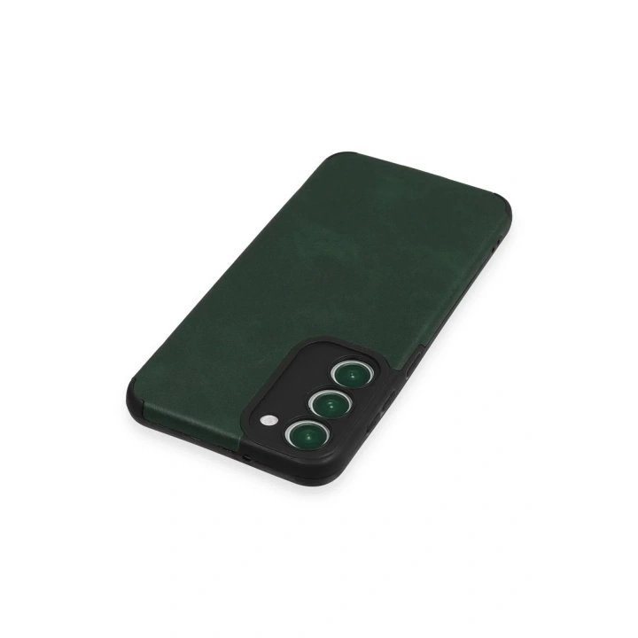 Mey İthalat®  Samsung Galaxy S23 Plus Kılıf Loop Deri Silikon - Yeşil