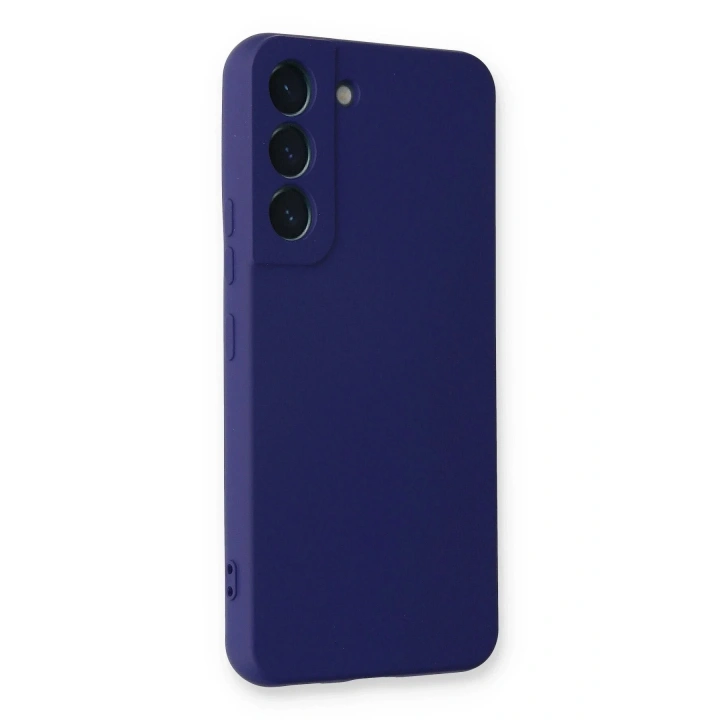 Mey İthalat®  Samsung Galaxy S23 Plus Kılıf Nano içi Kadife Silikon - Mor