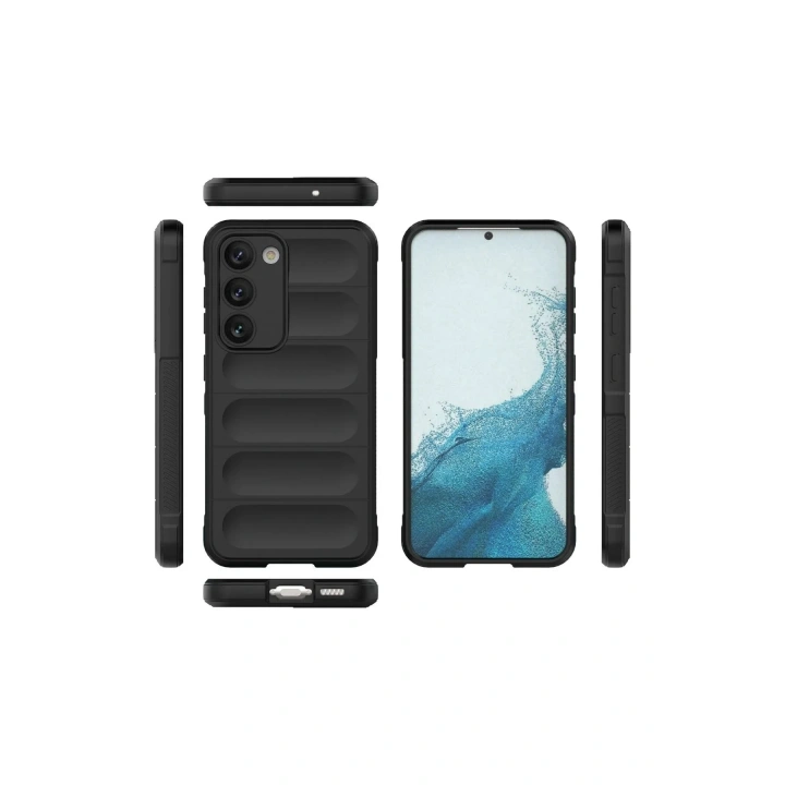Mey İthalat®  Samsung Galaxy S23 Plus Kılıf Optimum Silikon - Siyah