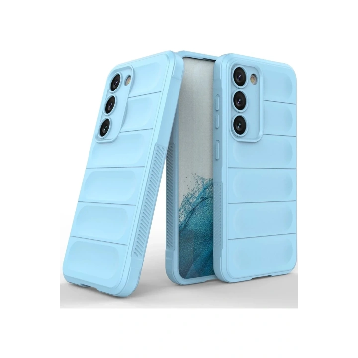 Mey İthalat®  Samsung Galaxy S23 Plus Kılıf Optimum Silikon - Sky Blue