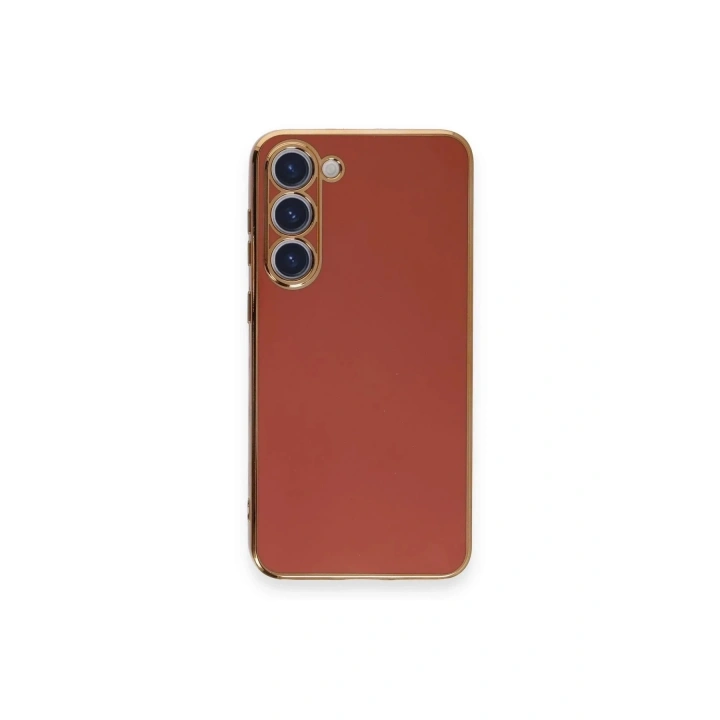 Mey İthalat®  Samsung Galaxy S23 Plus Kılıf Volet Silikon - Kırmızı
