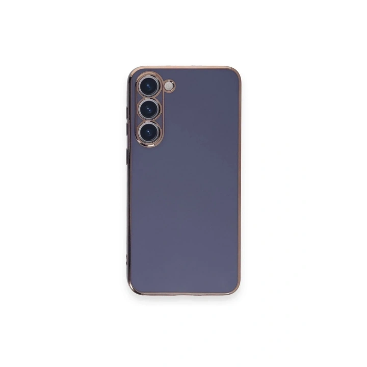 Mey İthalat®  Samsung Galaxy S23 Plus Kılıf Volet Silikon - Mavi