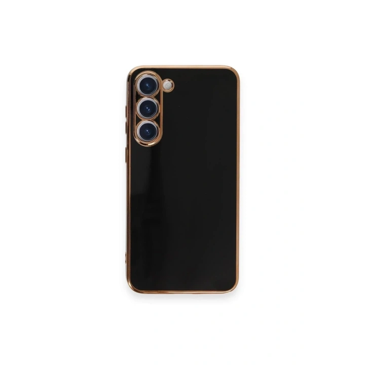 Mey İthalat®  Samsung Galaxy S23 Plus Kılıf Volet Silikon - Siyah