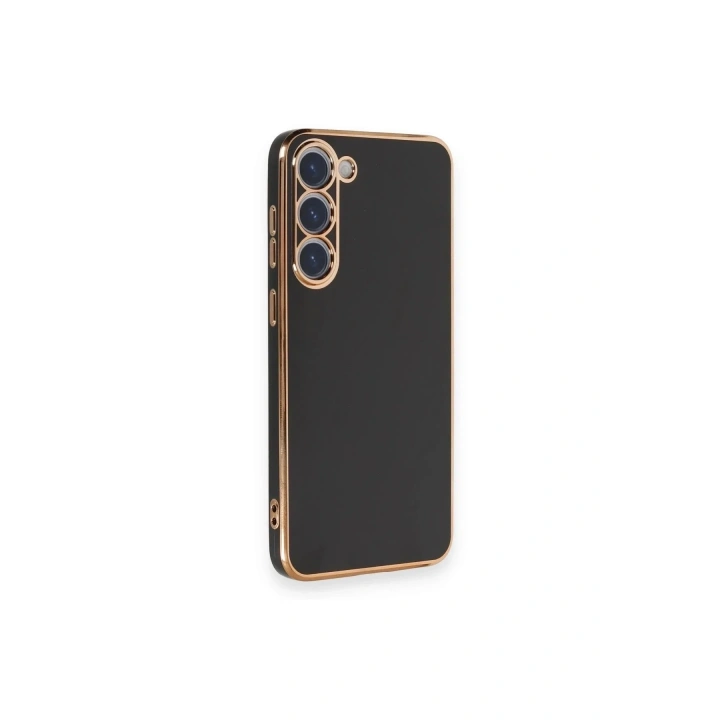 Mey İthalat®  Samsung Galaxy S23 Plus Kılıf Volet Silikon - Siyah