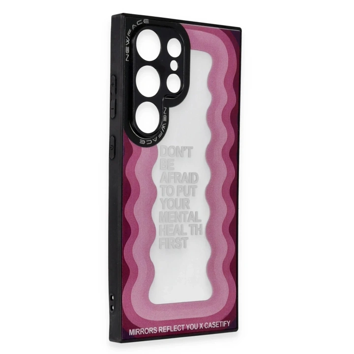 Mey İthalat®  Samsung Galaxy S23 Ultra Kılıf Mirror Desenli Kapak - Mirror - 11