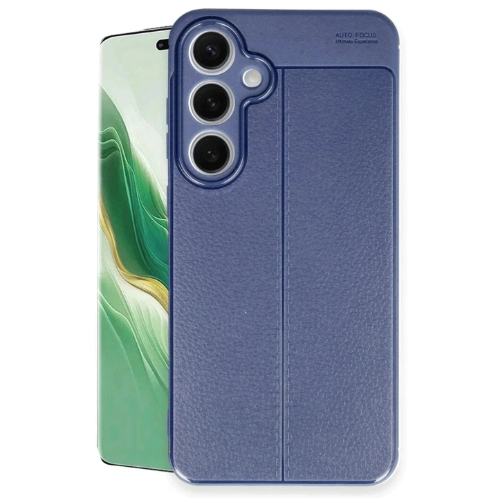Mey İthalat®  Samsung Galaxy S24 FE Kılıf Auto Focus Kapak - Lacivert