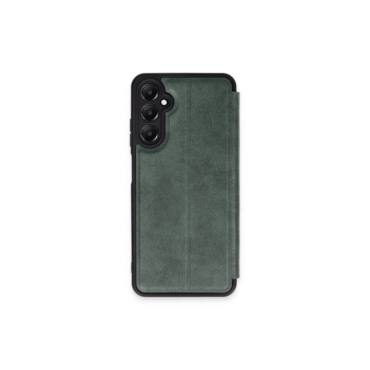 Mey İthalat®  Samsung Galaxy S24 FE Kılıf Flip Cover - Koyu Yeşil