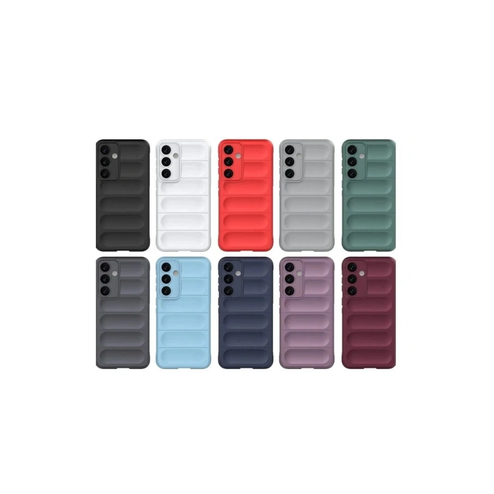 Mey İthalat®  Samsung Galaxy S24 FE Kılıf Optimum Silikon - Kırmızı