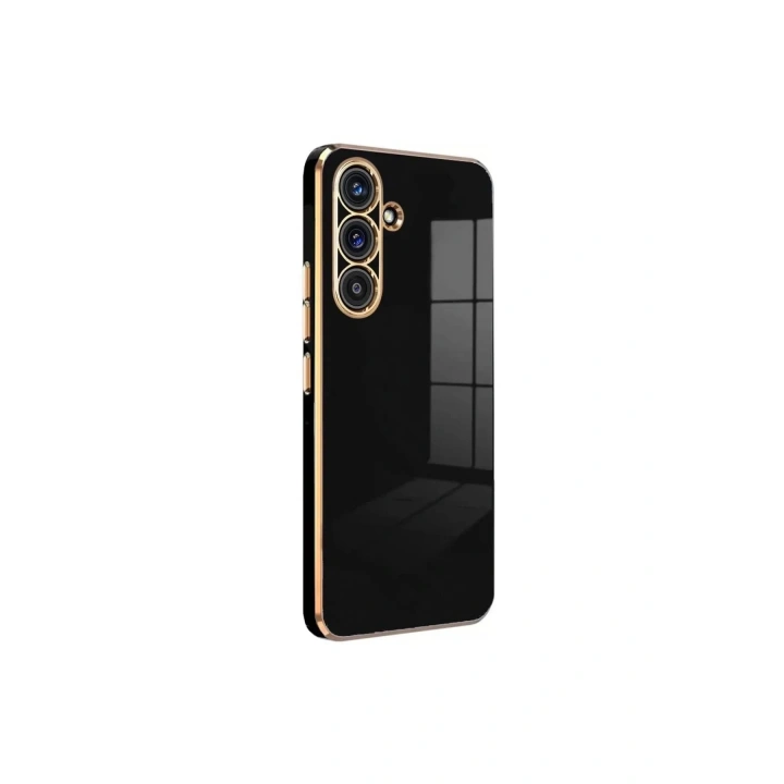 Mey İthalat®  Samsung Galaxy S24 FE Kılıf Volet Silikon - Siyah