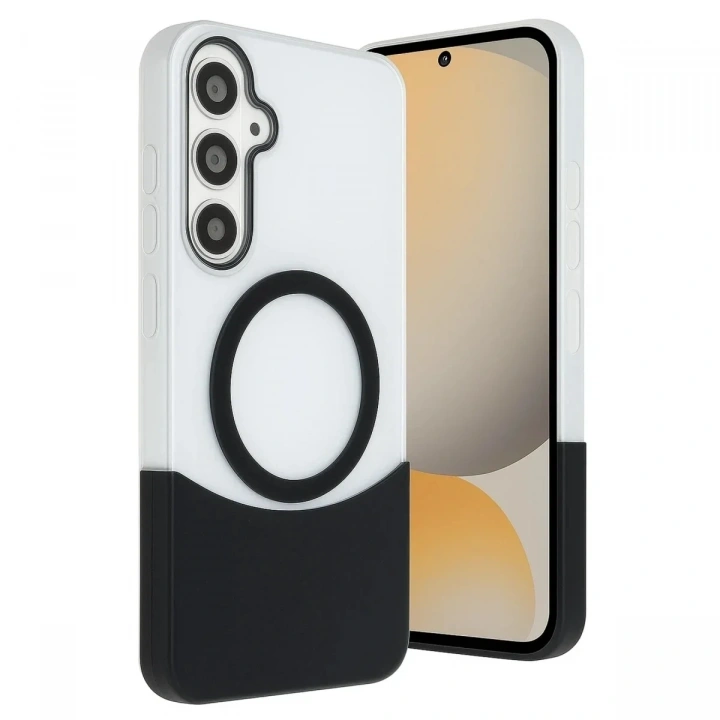Mey İthalat®  Samsung Galaxy S24 FE Velar Magsafe Kapak - Siyah