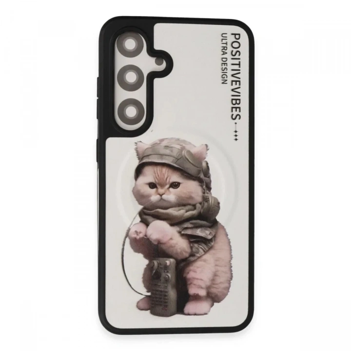 Mey İthalat®  Samsung Galaxy S24 Fun Magsafe Kapak - Beyaz
