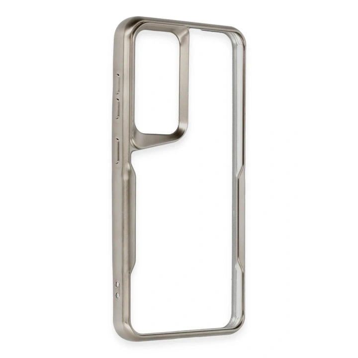 Mey İthalat®  Samsung Galaxy S24 Kılıf Boyi Silikon Kapak - Titan Gri