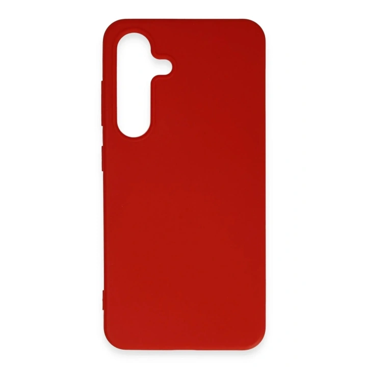 Mey İthalat®  Samsung Galaxy S24 Kılıf First Silikon - Kırmızı