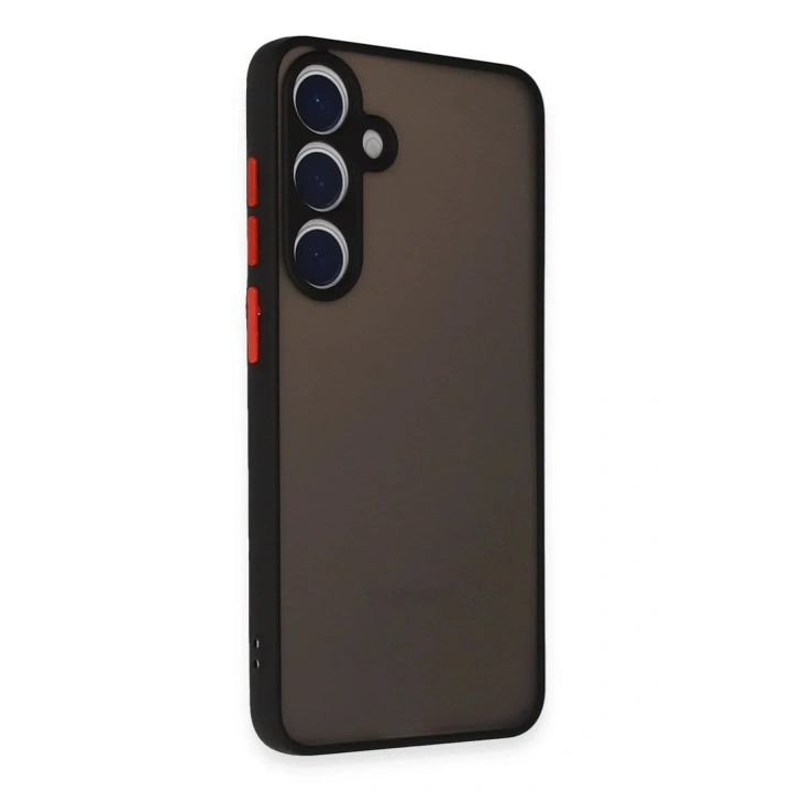 Mey İthalat®  Samsung Galaxy S24 Kılıf Montreal Silikon Kapak - Siyah