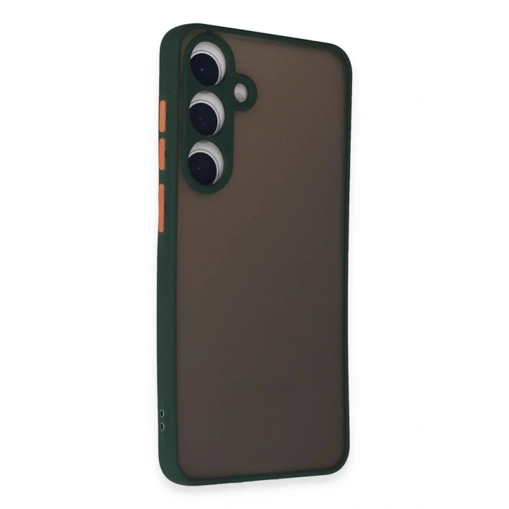 Mey İthalat®  Samsung Galaxy S24 Kılıf Montreal Silikon Kapak - Yeşil